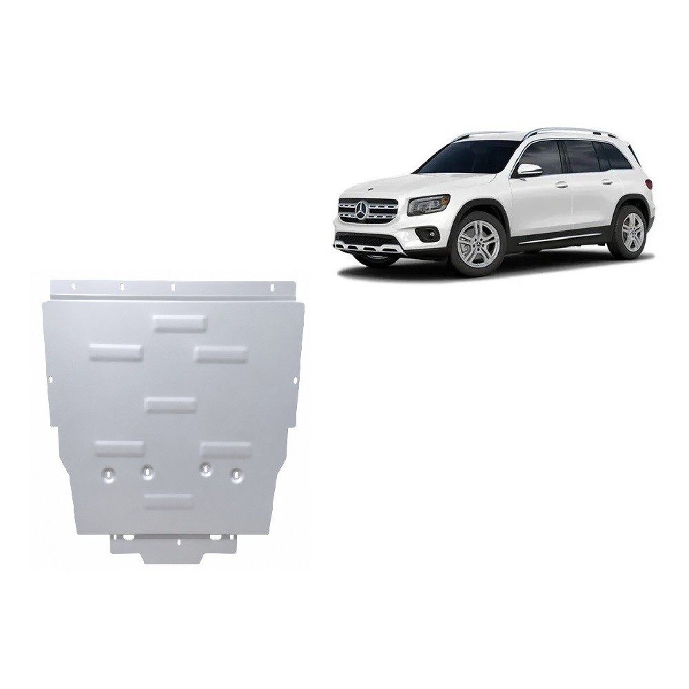 Aluminum protection sous moteur et de la boîte de vitesse Mercedes GLB