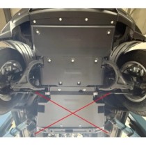 Protection sous moteur et de la radiateur KGM Musso