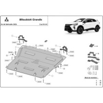 Protection sous moteur et de la boîte de vitesse Mitsubishi Grandis