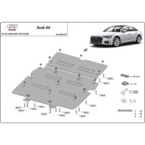 Protection sous moteur et de la radiateur Audi A6