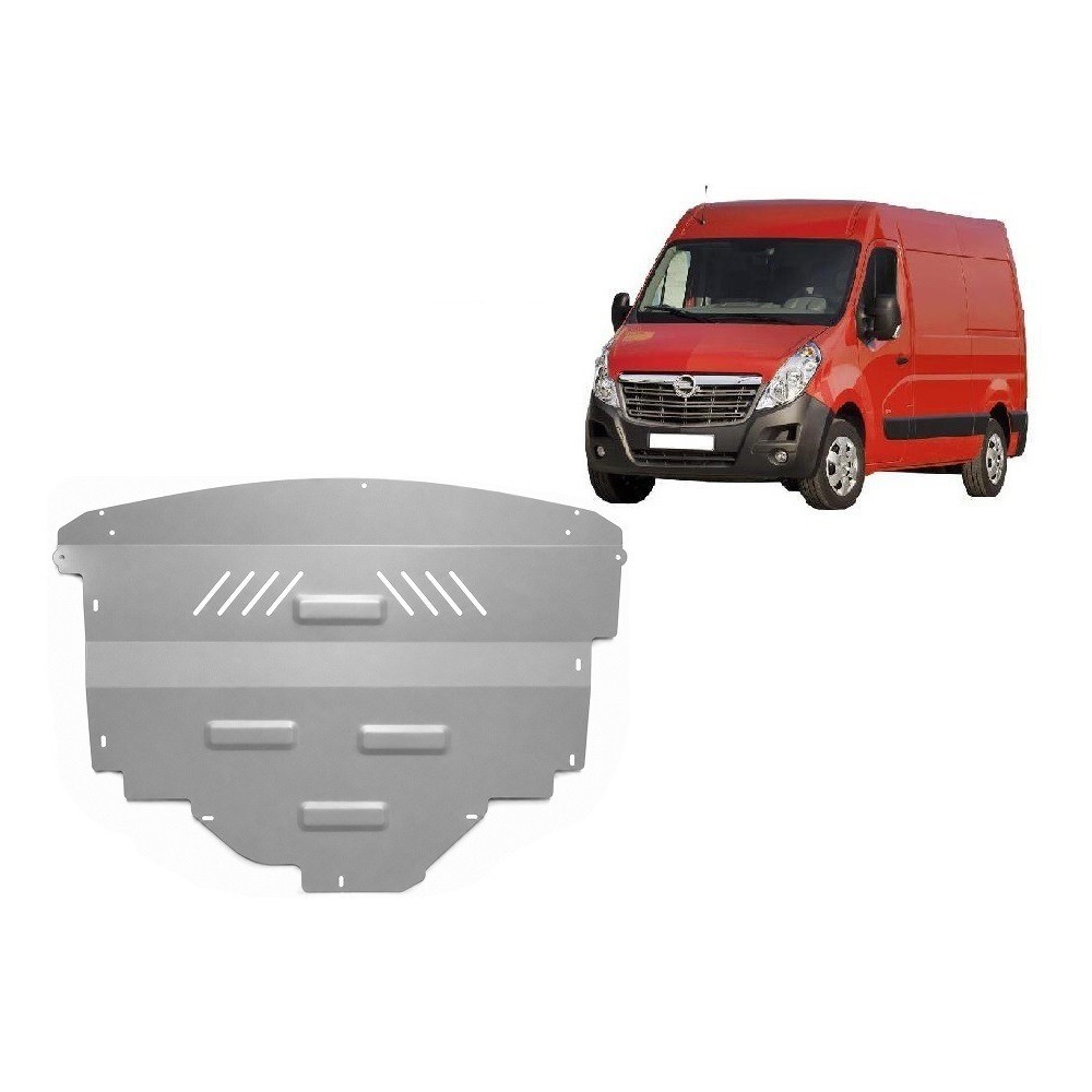 Protection sous moteur et de la boîte de vitesse Opel Movano - Aluminium