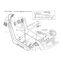 SNORKEL PAJERO 2 91-97 D