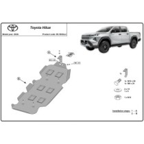 Protection de réservoir Toyota Hilux- Aluminium