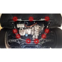 Protection sous moteur et de la boîte de vitesse Chery Tiggo 4 - Aluminium