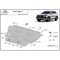 Protection sous moteur et de la boîte de vitesse Chery Tiggo 8 - Aluminium