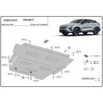Protection sous moteur et de la boîte de vitesse Omoda 5 - Aluminium