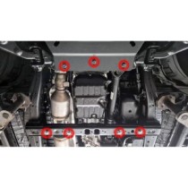 Aluminium protection de la boîte de vitesse Toyota Hilux