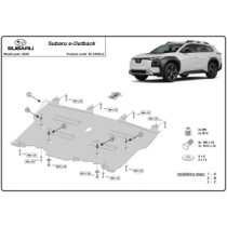 Aluminium protection sous moteur et de la boîte de vitesse Subaru E-Outback