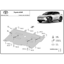 Aluminium protection sous moteur et de la boîte de vitesse Toyota BZ4X