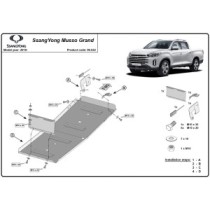 Protection de réservoir Ssangyong Musso Grand
