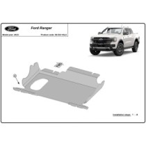 Protection sous moteur Ford Ranger Aluminium