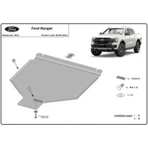 Aluminium protection de la boîte de vitesse Ford Ranger