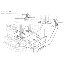 SNORKEL NISSAN TERRANO Court/Long 2,7 TDI - NISSAN PICK-UP NAVARA D22