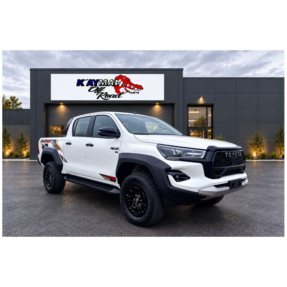 Toyota Hilux GR Sport Z 2025 Double Cabine 4.0 V6 Essence 240 ch BVA6 – Blanc Platine Nacré