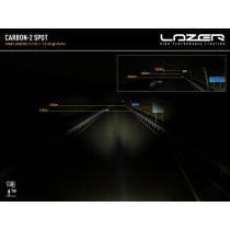 PHARE LED LAZER CARBON-2 SPOT : Éclairage 4x4 puissant LAZER