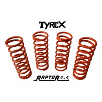 Paire de ressorts HD arrières + 5cm orange pour Land Rover Defender