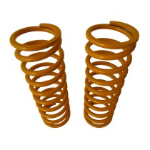 Paire de ressorts avants +7,5cm jaune pour Land Rover Defender/Discovery 1/RRC