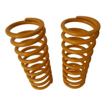 Paire de ressorts arrières Trial +5cm Jaune pour Land Rover Defender 110