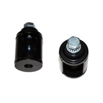 PAIRE DE SUPPORTS ARRIERE SOUDES 9 CM POUR AMORTISSEUR