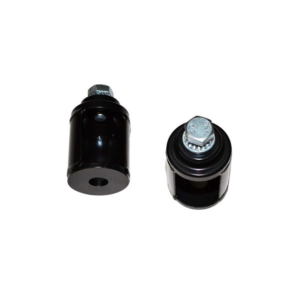PAIRE DE SUPPORTS ARRIERE SOUDES 9 CM POUR AMORTISSEUR