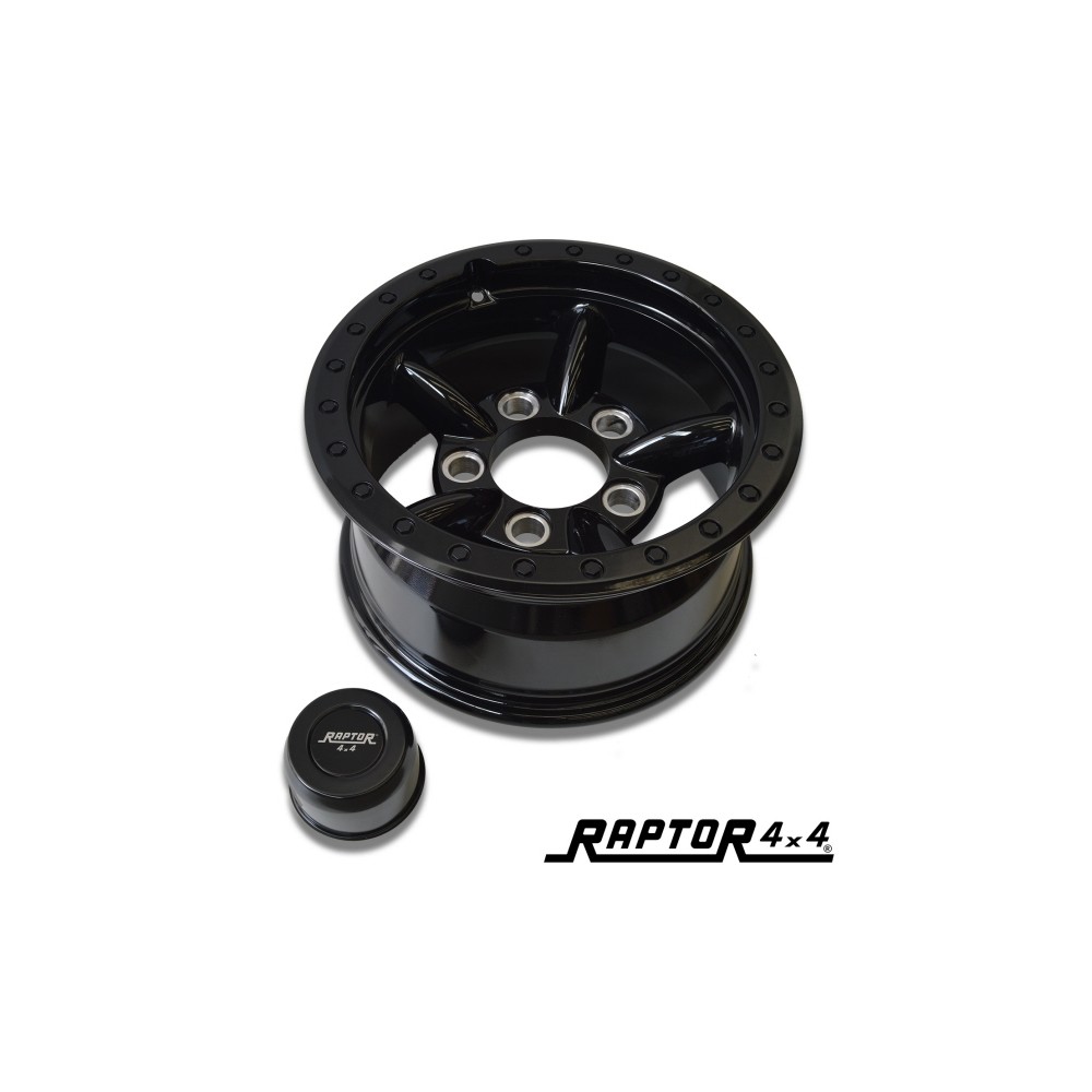 JANTE EN ALUMINIUM RAPTOR 4X4 5 BRANCHES ET 10 STYLE DORÉ