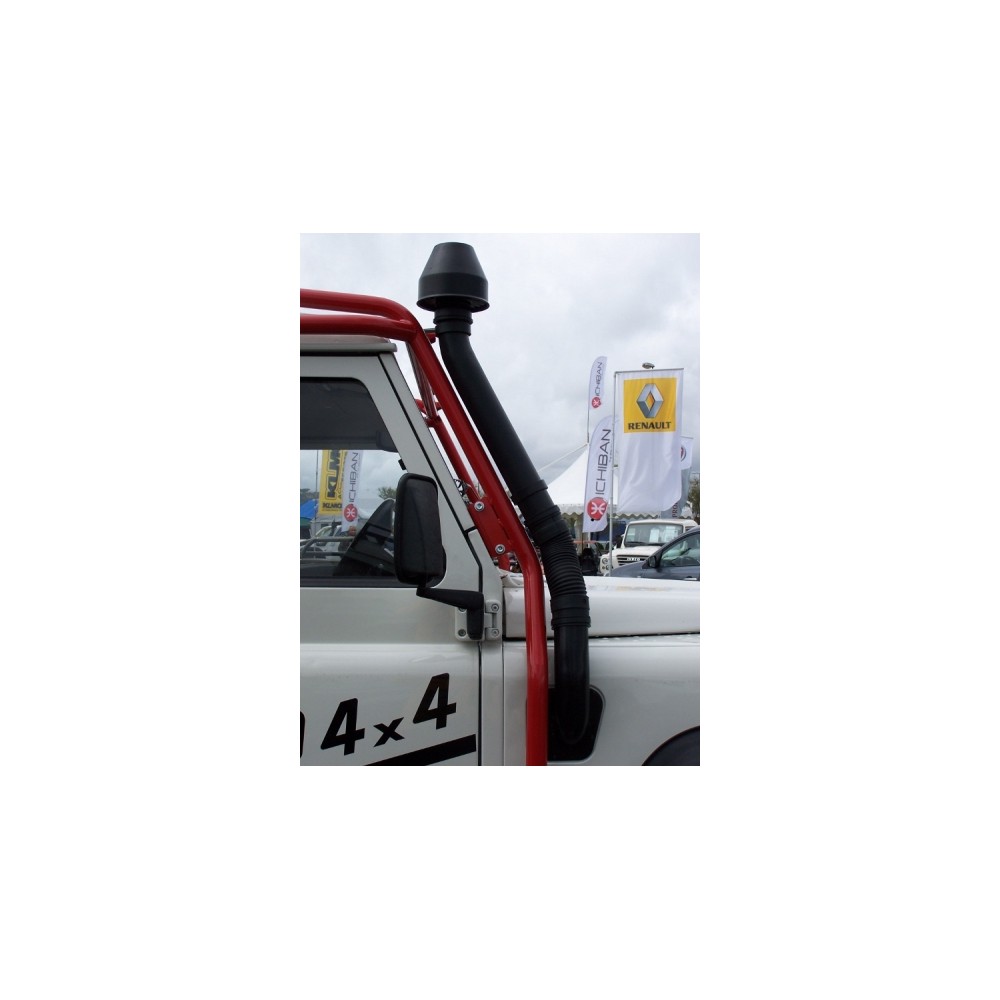 SNORKEL TUBULAIRE EN MÉTAL DE 300TDI MODIFIÉ POUR FIXE SUR ARCEAU