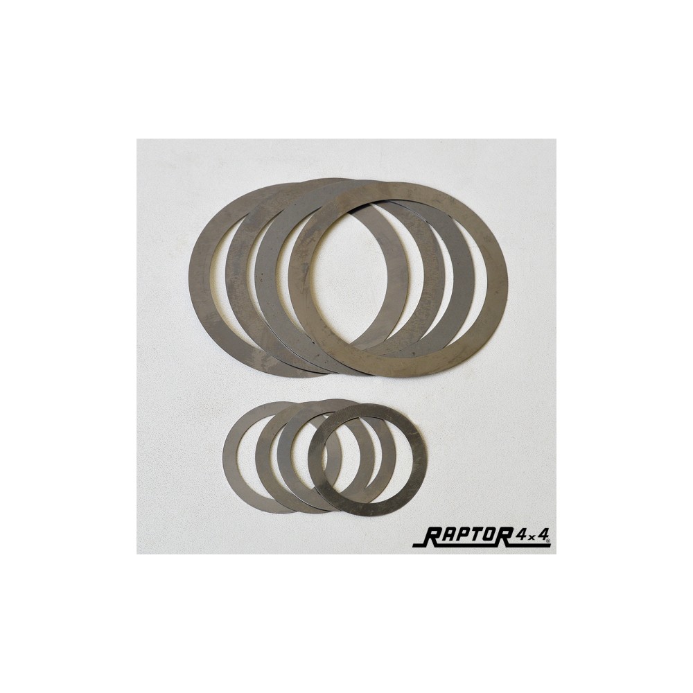 Kit de cales de réglage couple conique pour Land Rover Defender/Discovery 1/2 et RRC Kit de cales de réglage couple conique pour Land Rover Defender/Discovery 1/2 et RRC