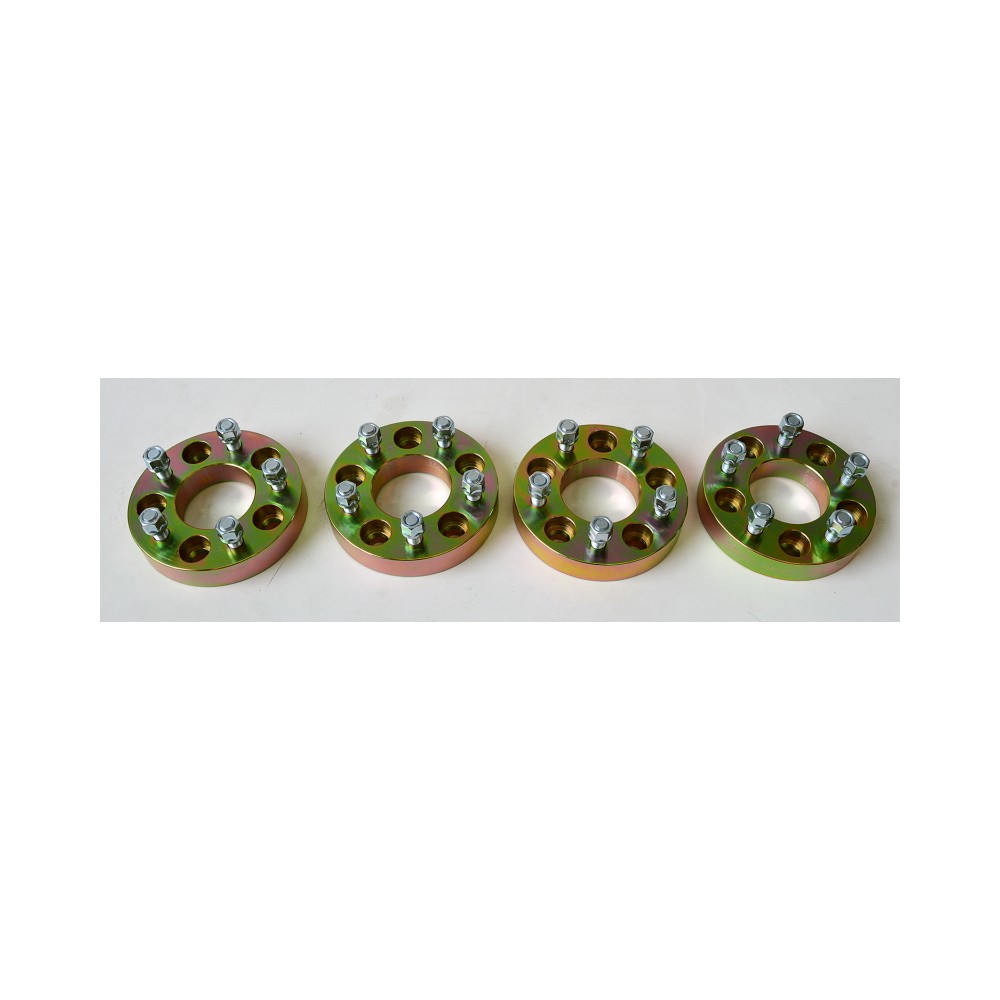 KIT DE 4 ELARGISSEURS DE VOIES EN ACIER 30 MM DISCOVERY II TD5 / RANGE ROVER P38