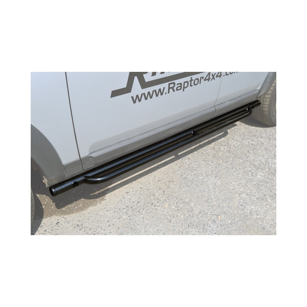 ROCKSLIDERS HD AVEC TUBE DE RENFORT EXTERIEUR POUR LAND ROVER DISCOVERY III