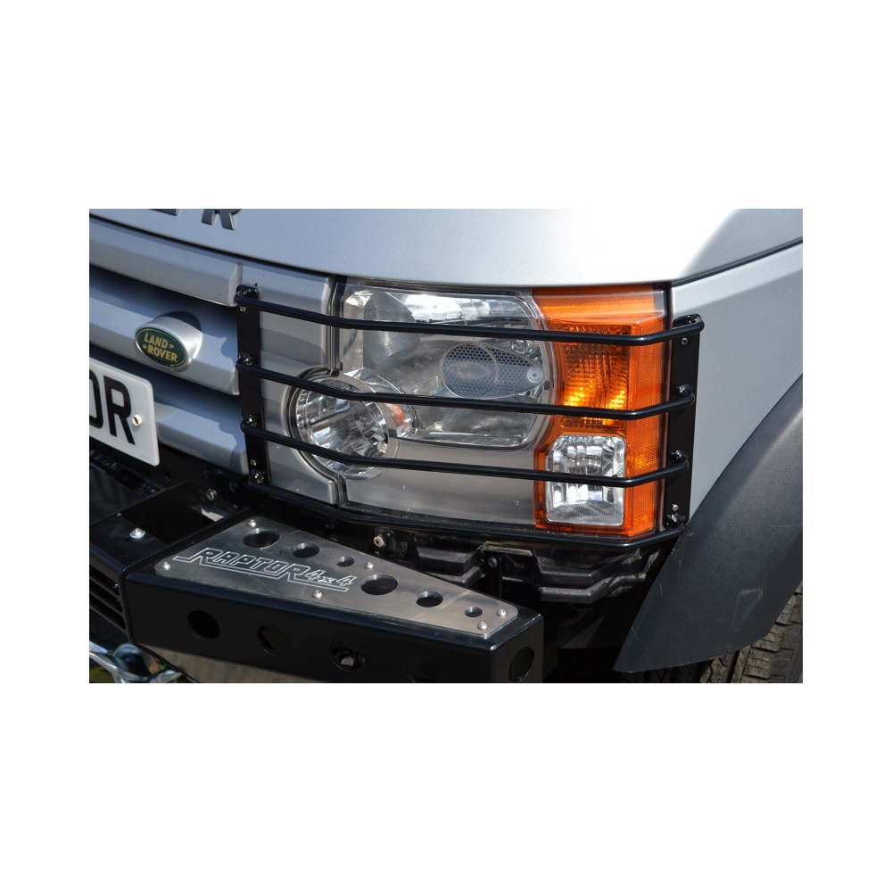 GRILLES DE PROTECTION DE PHARES AVANT EN ACIER POUR LAND ROVER DISCOVERY III