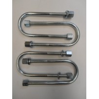 KIT DE 4 BOULONS ARRIÈRE POUR LAMES DE RESSORTS SUZUKI SAMURAI