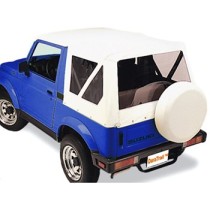 BACHE SOFT TOP SUZUKI SAMURAI BLANCHE VITRES TEINTEES