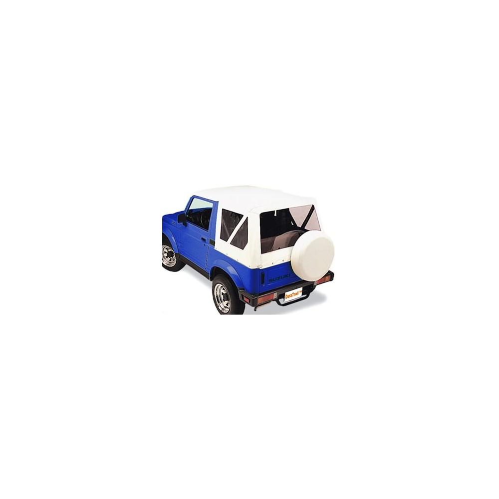 BACHE SOFT TOP SUZUKI SAMURAI BLANCHE VITRES TEINTEES