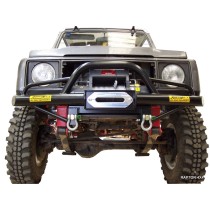 PARE-CHOCS AVANT TUBULAIRES  TYPE B AVEC A-BAR ET SUPPORT DE TREUIL POUR SUZUKI SAMOURAI