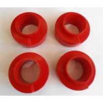 KIT DE 4 CALES DE RESSORTS EN POLYURÉTHANE +3 CM POUR SUZUKI JIMNY