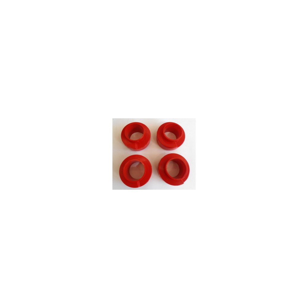 KIT DE 4 CALES DE RESSORTS EN POLYURÉTHANE +3 CM POUR SUZUKI JIMNY