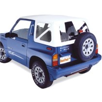 CAPOTE AVEC FENETRES CLAIRES BLANC SUZUKI VITARA MK1