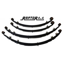 KIT DE 4 LAMES DE RESSORTS +5 CM AVANT / ARRIÈRE POUR NISSAN PATROL TR
