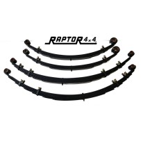KIT DE 4 LAMES DE RESSORTS +5 CM AVANT / ARRIÈRE POUR NISSAN PATROL TR