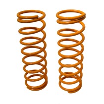 Paire de ressorts super trial avants +5cm jaune pour Land Rover Defender/Discovery 1 et 2/RRC
