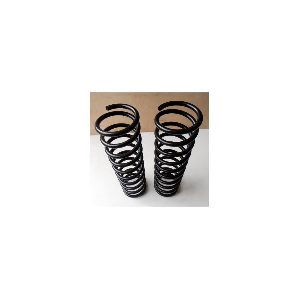 PAIRE DE RESSORTS AVANT +5 CM POUR TOYOTA  NOIR KZJ/LJ70 PHARES CARRÉS