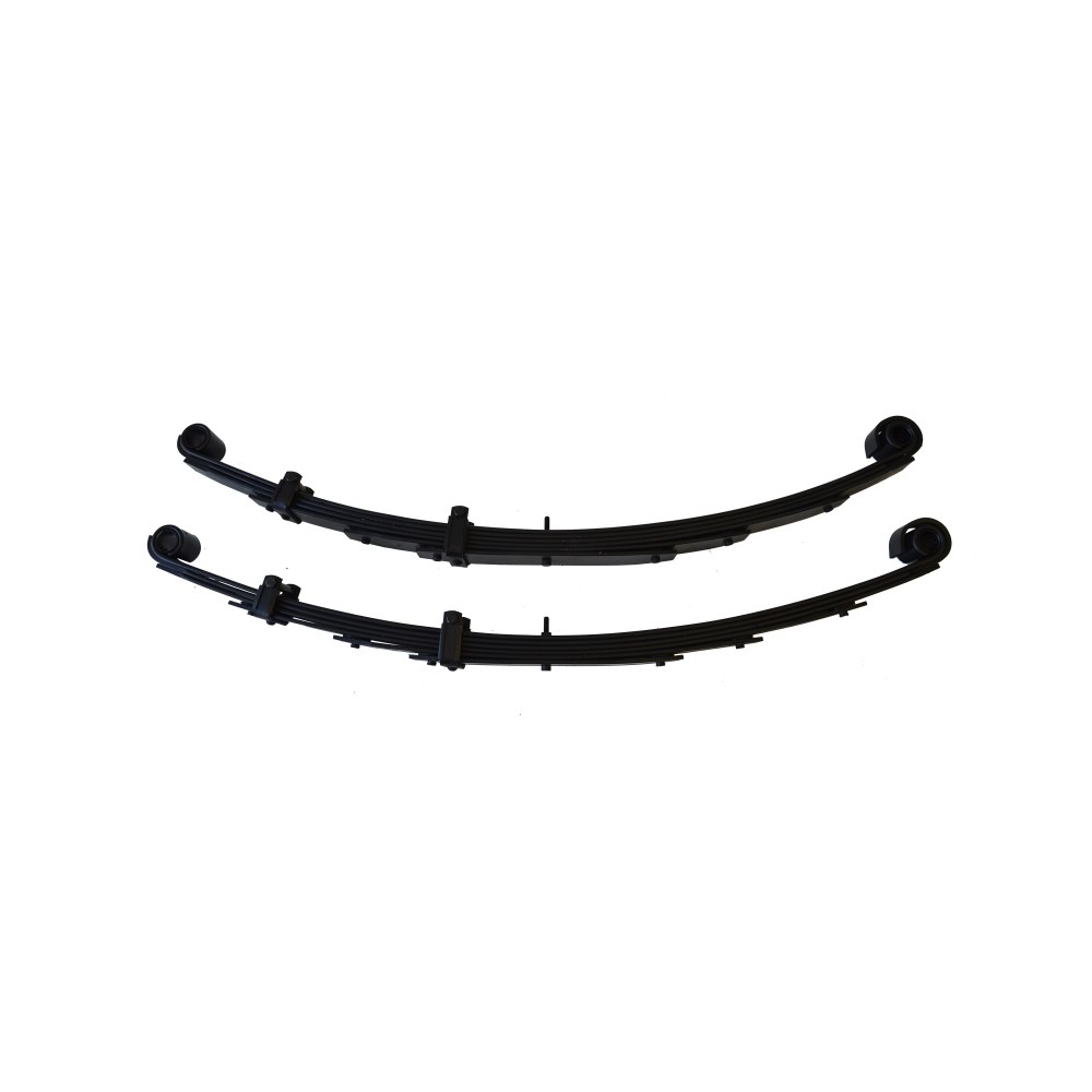 PAIRE DE LAMES DE RESSORT AVANT +5CM POUR TOYOTA HILUX  jusqu'en 1988 et de 88 à 97