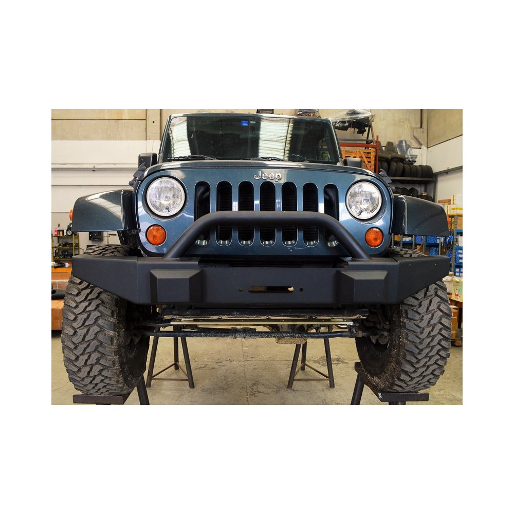 PARE-CHOC AVANT HD AVEC SUPPORT DE TREUIL POUR JEEP WRANGLER JK