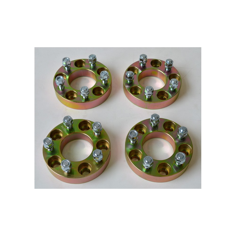 KIT DE 4 ELARGISSEURS DE VOIES EN ACIER 30 MM POUR JEEP WRANGLER TJ - YJ