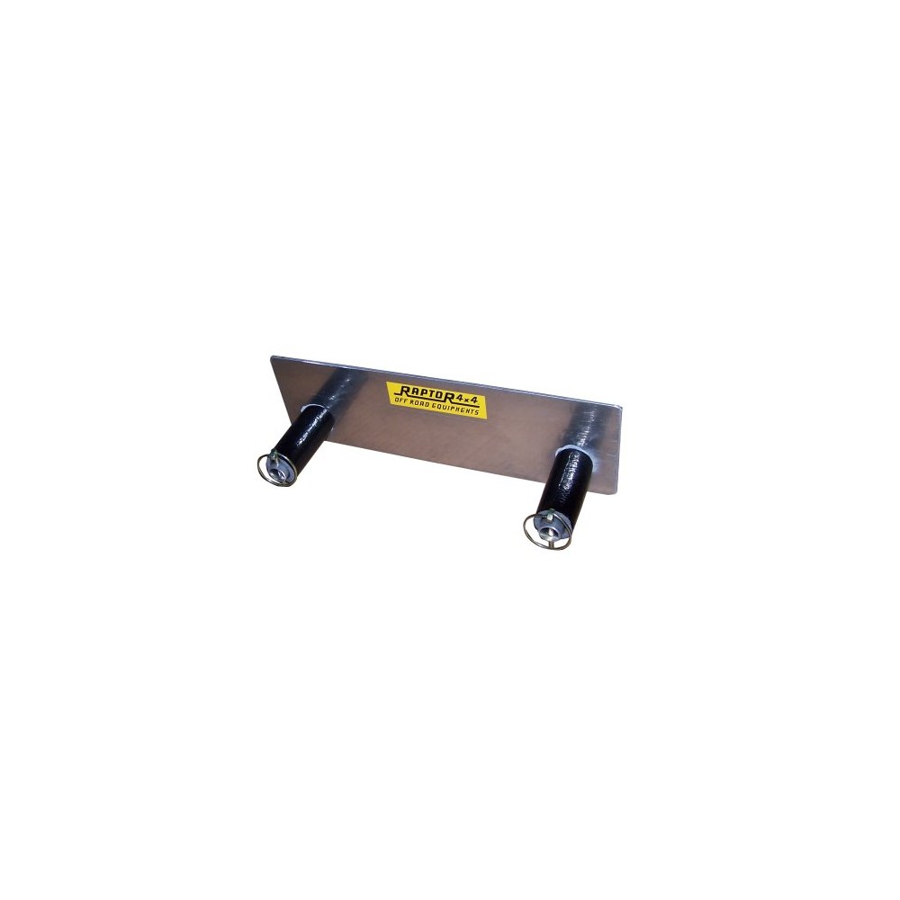 SUPPORT DE PLAQUE D'IMMATRICULATION AMOVIBLE POUR PARE-CHOCS TYPE A
