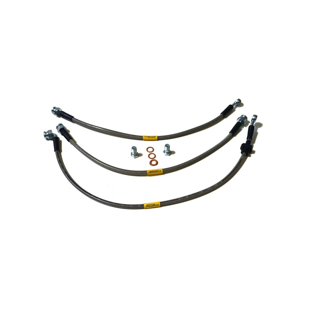 KIT DE 3 FLEXIBLES DE FREIN +10 CM POUR SUZUKI JIMNY