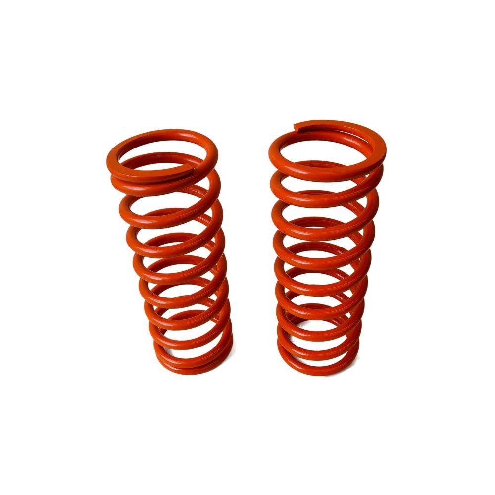 Paire de ressorts arrières +5cm orange pour Land Rover Defender 110/130