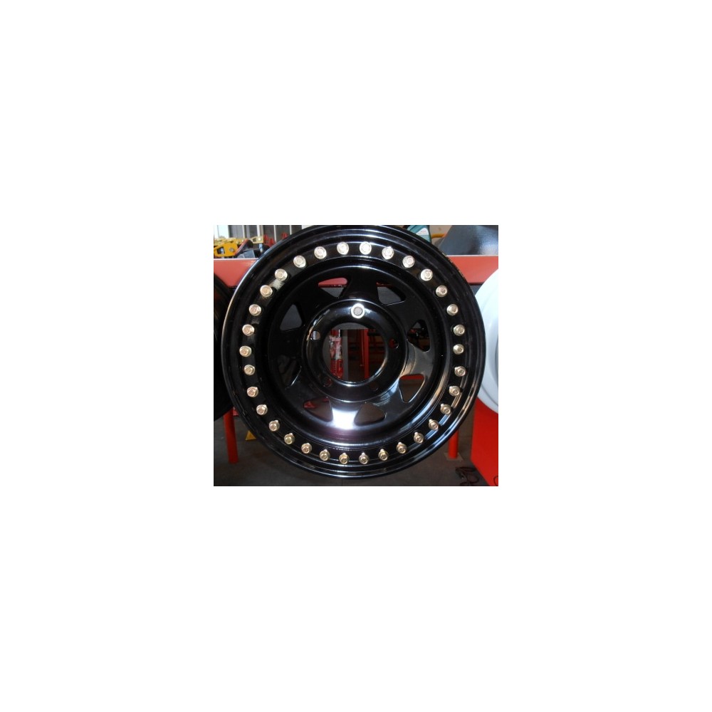 JANTE BEADLOCK TYREX 7X16 5X165,1 ET +8 NOIRE