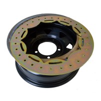 JANTE BEADLOCK TYREX 7X16 6X139,7 ET-20 NOIRE ET OR