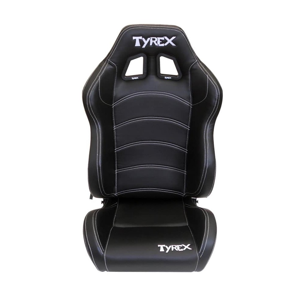 SIÈGE SPORT TYREX EN CUIR ÉCOLOGIQUE NOIR
